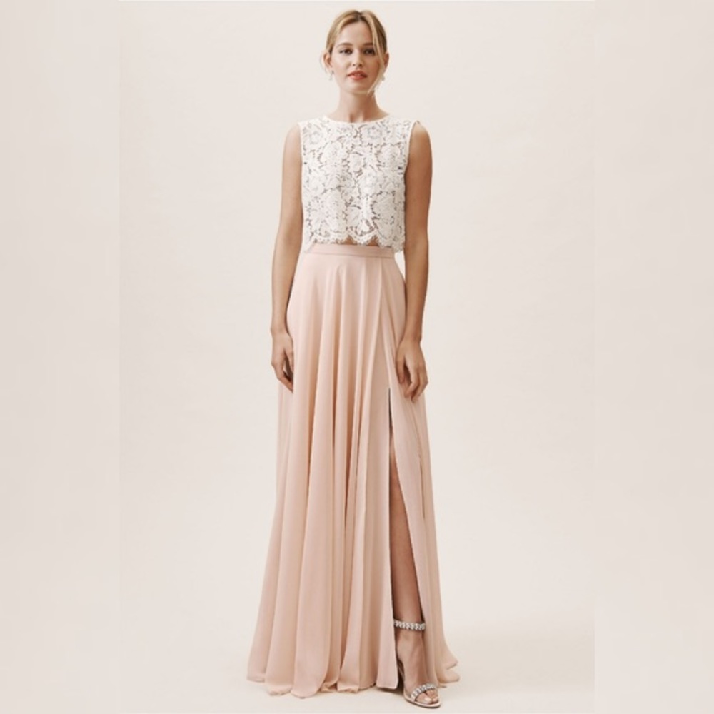 BHLDN by Anthropologie Chateau Skirt. Worn once for engagement photos.